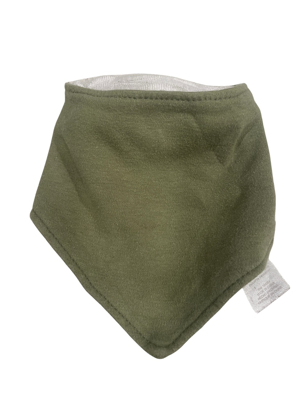 chick pea Olive Green Baby Bandana Bib